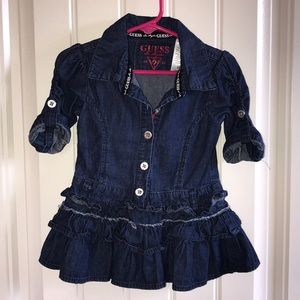 Guess Denim Dress Size 2T